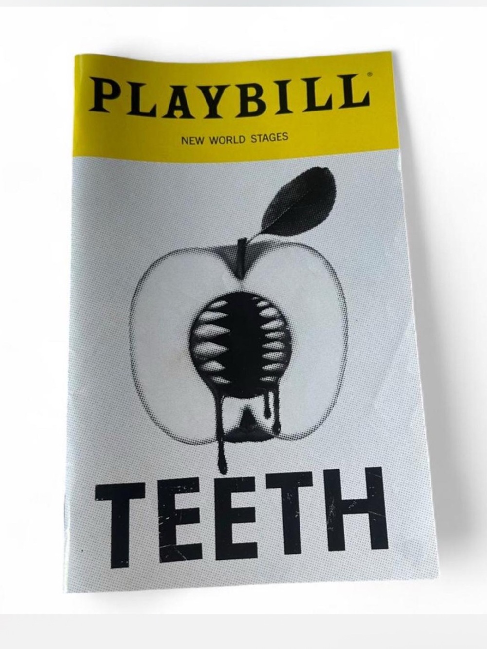 💜 Playbill Teeth Off-Broadway New World Stages ft Andy Karl & Jason Gotay